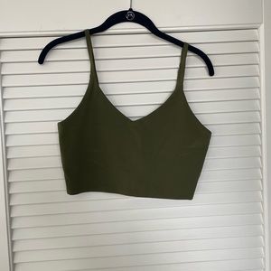 Athleta Crop Elation V Neck Crop Tank